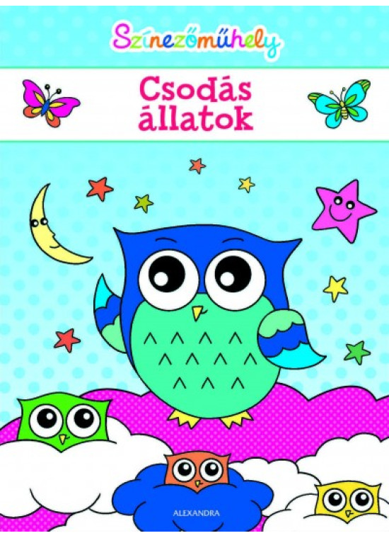 Színezőműhely - Csodás állatok Színezőműhely - Csodás állatok
