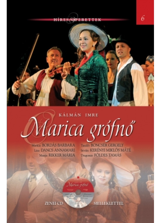 Híres operettek sorozat, 6. kötet  Marica grófnő - Zenei CD melléklettel