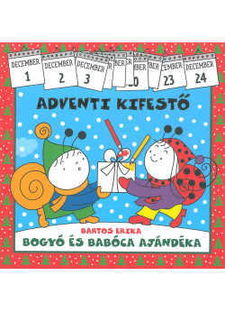 Bogyó és Babóca ajándéka - Adventi kifestő