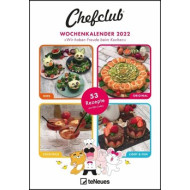 Falinaptár 2022 - Chefclub, német nyelvű, heti beosztás