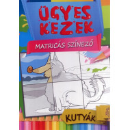 Ügyes kezek - matricás színező - kutyák