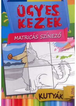 Ügyes kezek - matricás színező - kutyák