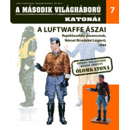 A második világháború katonái 7.  - A Luftwaffe ászai - Repülőosztály-parancsnok, Német Birodalmi Légierő, 1944 - Újság ajándék ólomkatonával