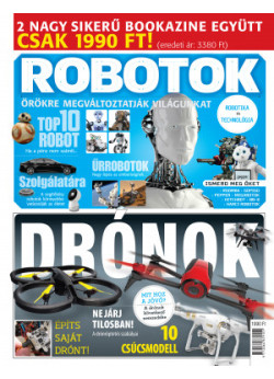 Robotok + Drónok - 2 db Bookazine