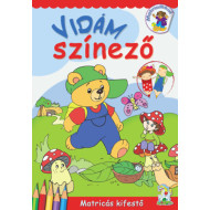 Vidám színező - matricás kifestő