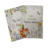 Felnőtt kifestő A5 duo pack The enchanted forest/Fairy tales and magical dreams