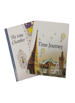 Felnőtt kifestő A5 duo pack The time chamber/Time journey