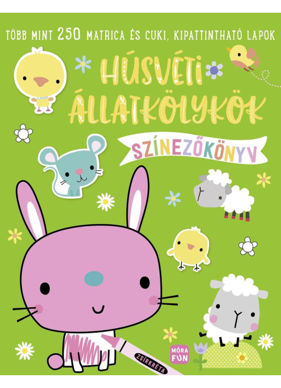Húsvéti állatkölykök - színezőkönyv