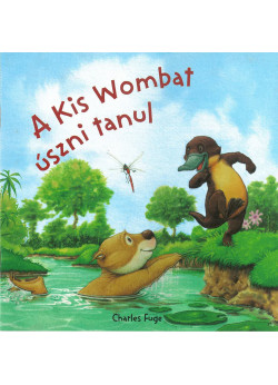 A kis wombat úszni tanul