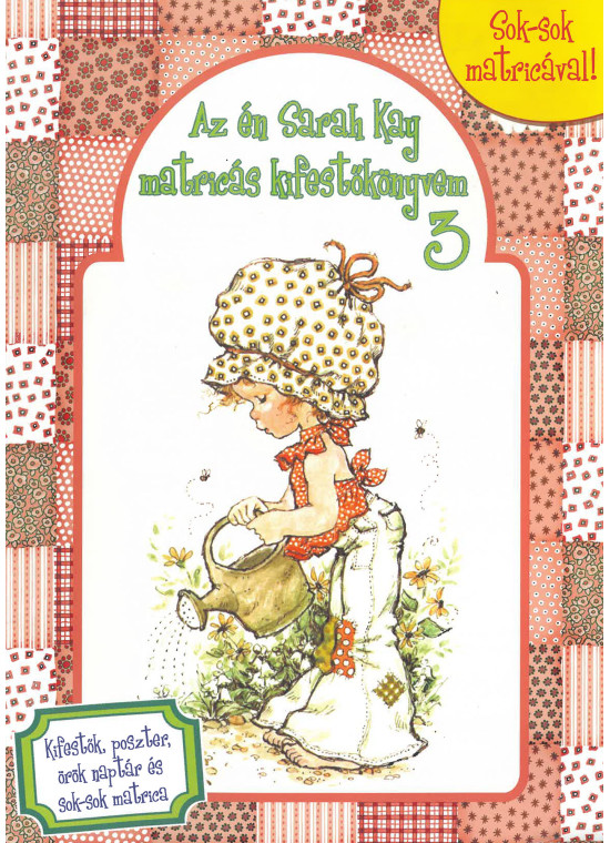 Az én Sarah Kay matricás kifestőkönyvem 3.