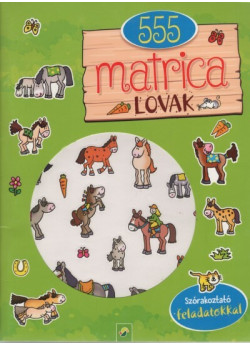 555 matrica: Lovak - Szórakoztató feladatokkal