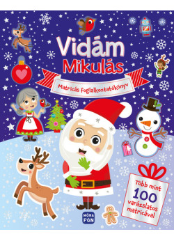 Vidám Mikulás - Matricás foglalkoztatókönyv