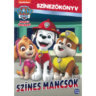 Mancs őrjárat - Színes mancsok - színezőkönyv