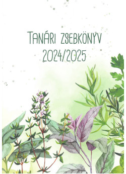 Tanári zsebkönyv 2024-2025 herbárium 5311-71