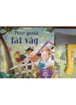 Péter gazda fát vág