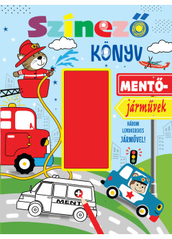 Színező könyv - mentőjárművek