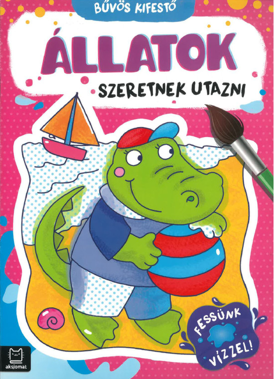 Bűvös kifestó Állatok szeretnek sportolni Bűvös kifestó Állatok szeretnek sportolni