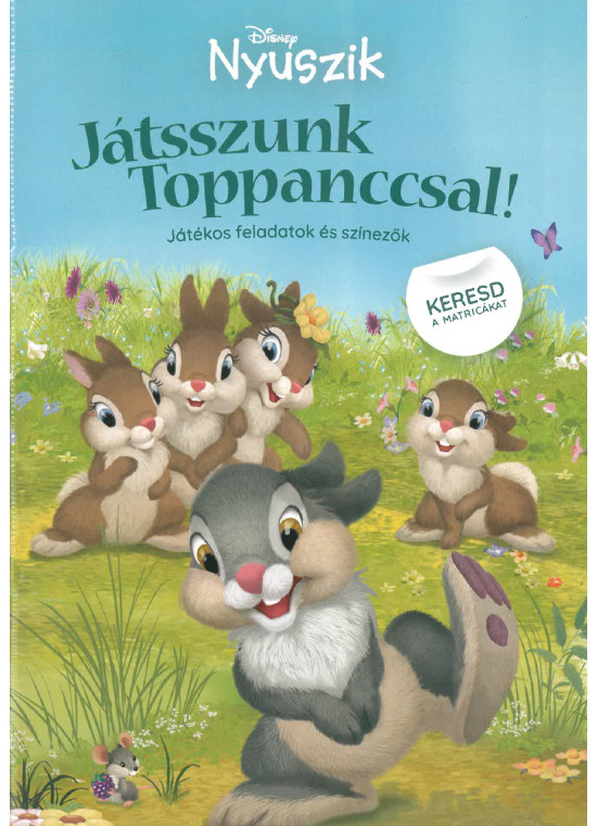 Disney nyuszik -Játsszunk Toppanccsal!