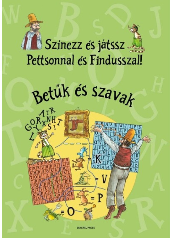 Színezz és játssz Pettsonnal és Findusszal! - Betűk és szavak
