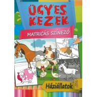 Ügyes kezek-matricás színező-háziállatok