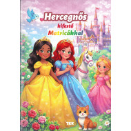 Hercegnős kifestő - Matricákkal