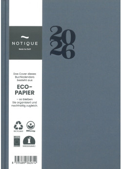 2026 határidőnapló NOTIQUE heti PFLAUME