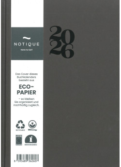 2026 határidőnapló NOTIQUE heti KAFFEE