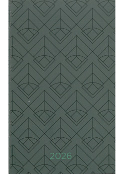 2026 zsebnaptár A6 tűzött  OWNIT zöld