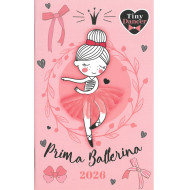 2026 zsebnaptár A6 tűzött  Tiny Dancer Ballerina