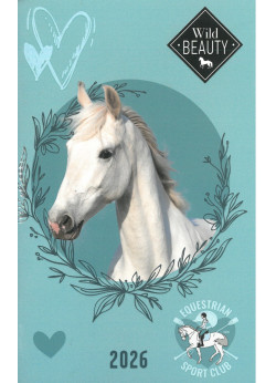 2026 zsebnaptár A6 tűzött  Wild Beauty