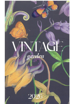 2026 zsebnaptár A6 tűzött  Vintage garden