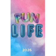 2026 zsebnaptár A6 tűzött  FUN LIFE
