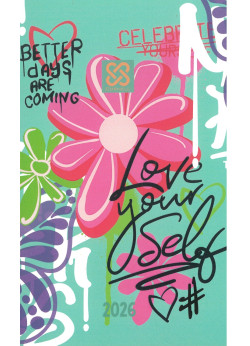 2026 zsebnaptár A6 tűzött  LOVE 