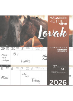 2026 Mágneses naptár LOVAK