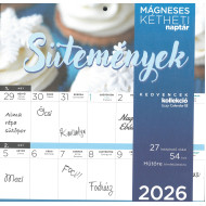 2026 Mágneses naptár SÜTEMÉNYEK