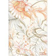 2026 határidőnapló B5 Beige Flower