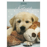 2026 falinaptár Kutyák (keskeny)