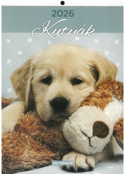 2026 falinaptár Kutyák (keskeny)