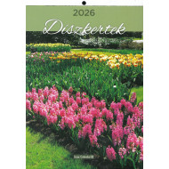 2026 falinaptár Díszkertek (keskeny)