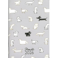 2026 zsebnaptár B6 tűzött  PUPPER