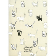 2026 zsebnaptár B6 tűzött  CATTO