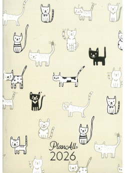 2026 zsebnaptár B6 tűzött  CATTO