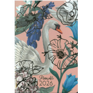 2026 zsebnaptár B6 tűzött  SWAN