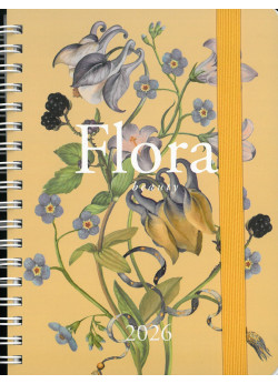 2026 spirálozott B6 határidőnapló  FLORA