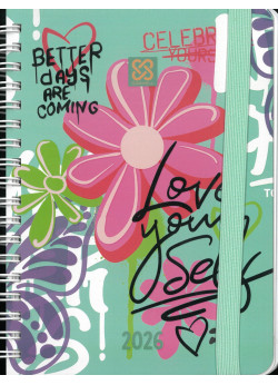 2026 spirálozott B6 határidőnapló LOVE YOUSELF