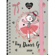 2026 spirálozott B6 határidőnapló  TINY DANCER