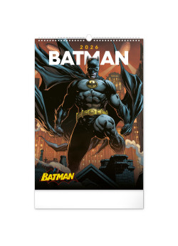 2026 falinaptár BATMAN spirál 33-46 cm