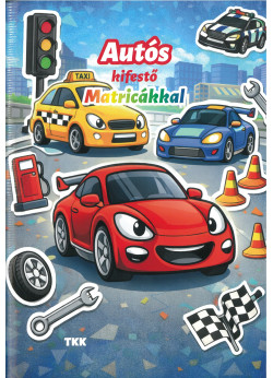 Autós kifestő - Matricákkal