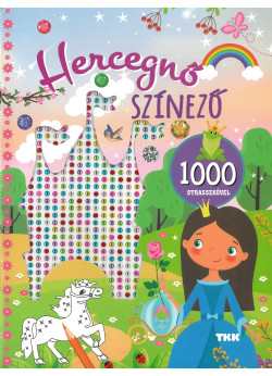1000 strassz - Hercegnő színező (BB)