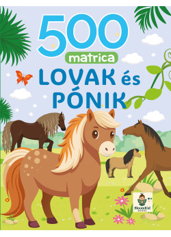 500 matrica -  Lovak és pónik 